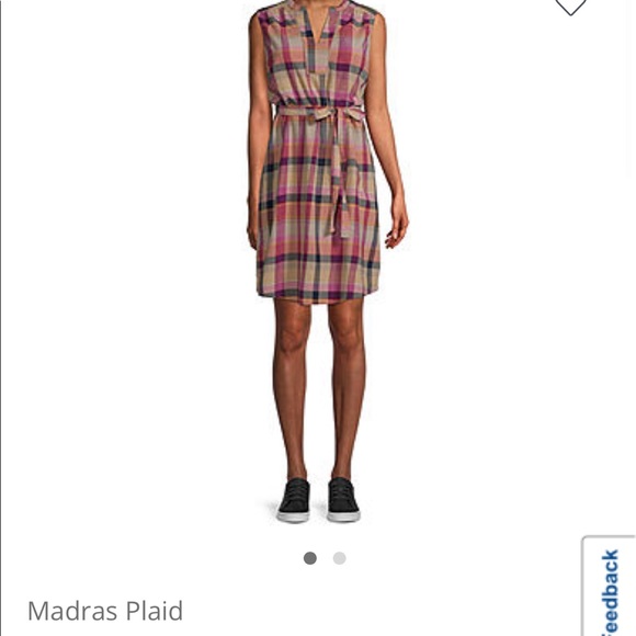 St. John’s Bay plaid dress. Size Large.New with tagsSmoke free and pet free home - Picture 5 of 6